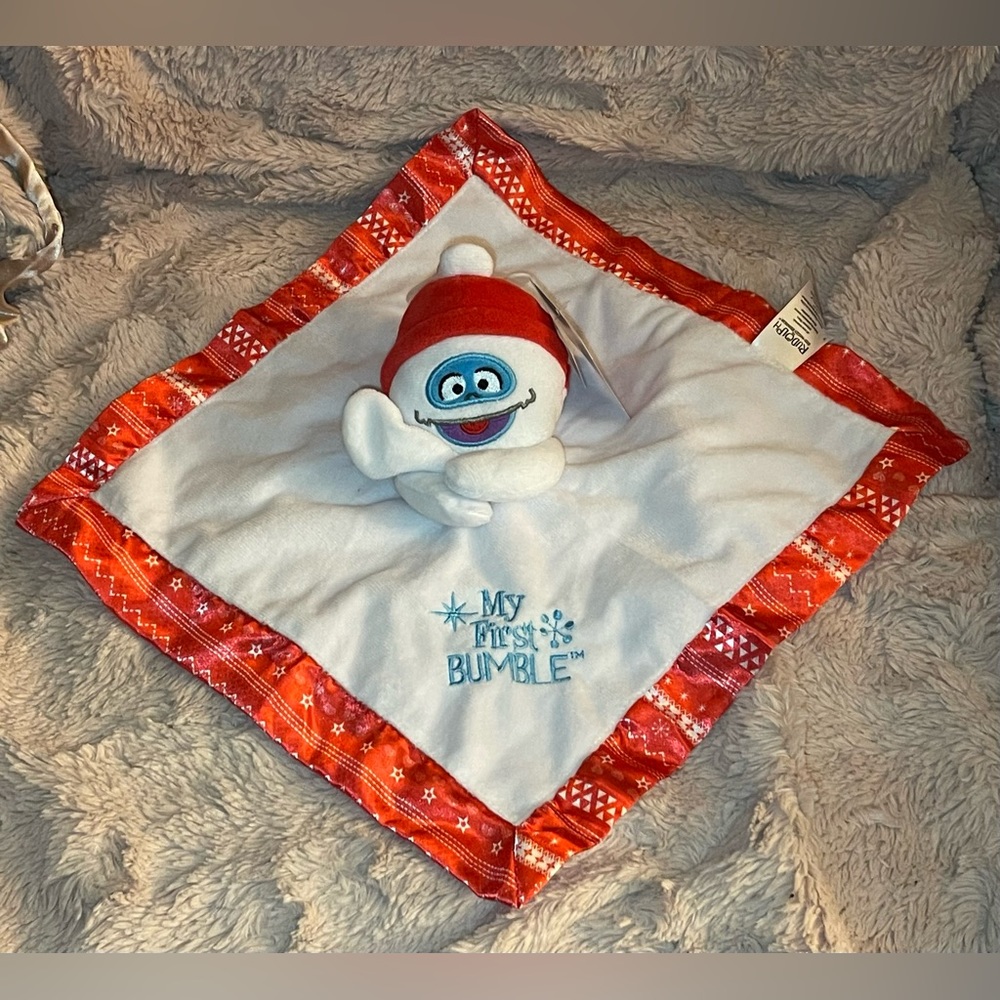 Rudolph My First Bumble Lovely Blanket New